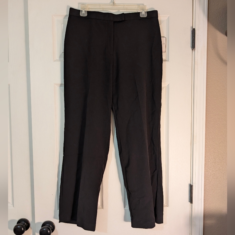 NWT Sag Harbor Classic Black Dress Pants Size 12P